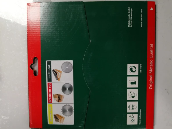 ELMAS TESTERE METABO 190*14 DİŞ - Resim 2