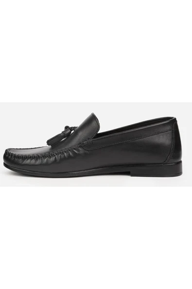 Pierre Cardin 25101 Siyah Erkek Loafer Günlük Deri Ayakkabı - Resim 3