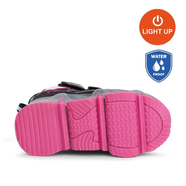 Buckhead 3034 Snowy WATERPROOF-IŞIKLI Anatomik Çocuk Bot Siyah - Resim 6