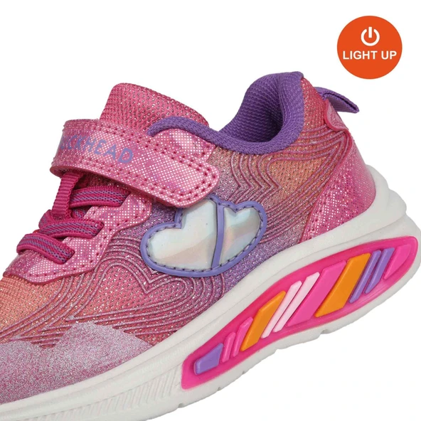 Buckhead 3042 Nina Işıklı-Anatomik Kız Çocuk Ayk. Pembe - Resim 5