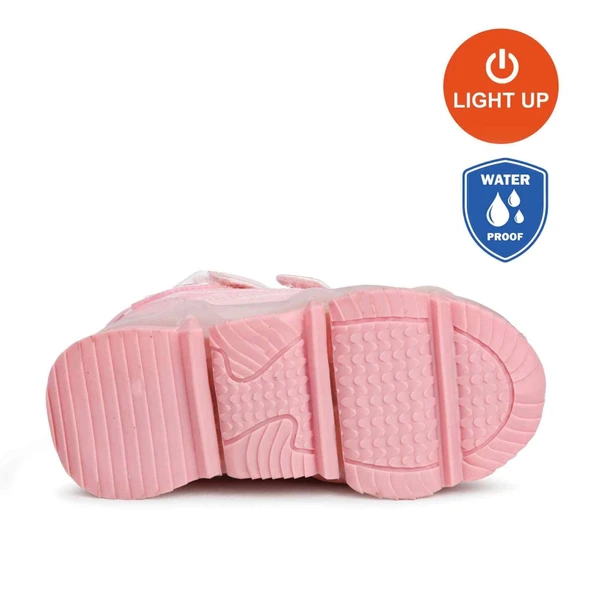Buckhead 3034 Snowy WATERPROOF-IŞIKLI Anatomik Çocuk Bot Pembe - Resim 6
