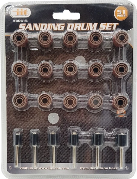 80615 MİNİ SPİRO BANT RULO ZIMPARA SETİ ürün görseli 1