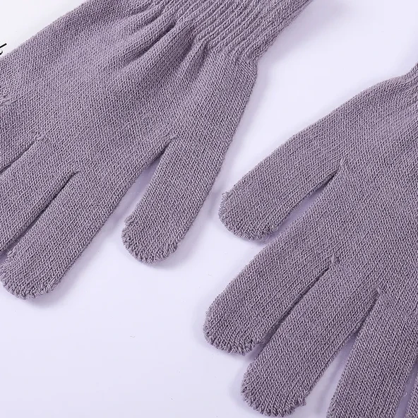 Kışlık Tiriko Kadın Eldiven Lila Eldiven - Resim 2