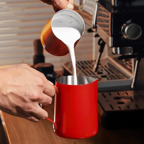 Paslanmaz Çelik Pitcher 500 ml (Kırmızı) ürün görseli 1