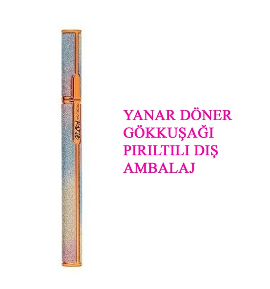 Ronassi Siyah İnce Uçlu Kalem Eyeliner Keçe Dipliner Gökkuşağı - Resim 3