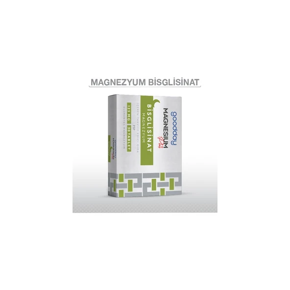 Goodday Magnesium Plus Bisglisinat 30 Tablet ürün görseli