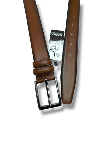 Kafka K140-26 Hakiki Deri Klasik Erkek Kemer 135 Cm - Resim 3