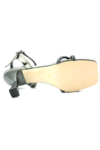 Pierre Cardin Pc-52220 Platin Kadın Taşlı Abiye Ayakkabı - Resim 7