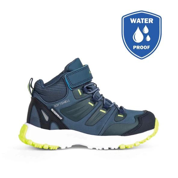 Buckhead Buck3005 Zyon  High Anatomik WATERPROOF Çocuk Bot Lacivert Yeşil - Resim 3