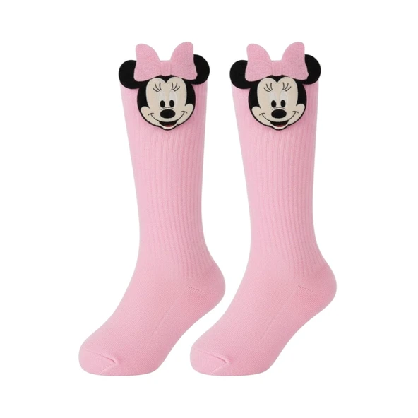Minnie Çocuk Dizaltı Çorap - Resim 3