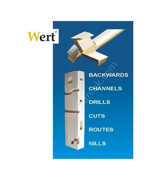 WERT ÇOK AÇILI FREZE SETİ 4 LÜ 2523 - Resim 2