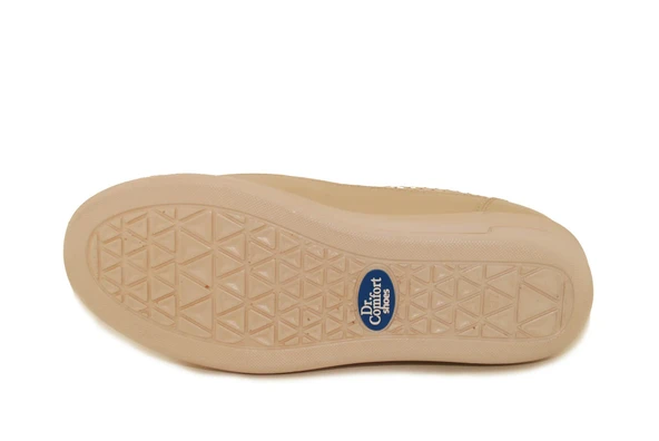 Dr.Comfort 2004 Ortopedik&Therapeutic Kadın Deri Ayk. Bej Deri-Bej Crocco - Resim 5