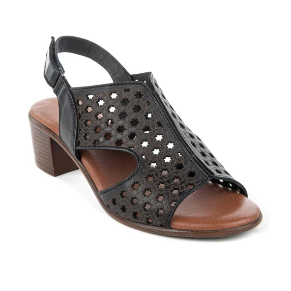 Hush Puppies Fito 624216 Hakiki Deri Kadın Sandalet Siyah ürün görseli