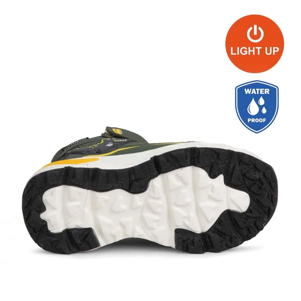 Buckhead 3036 T-Rex WATERPROOF-IŞIKLI Anatomik Çocuk Bot Haki - Resim 6