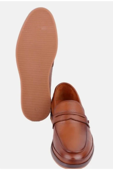 MARCOMEN 152-17434 Taba Erkek Loafer Günlük Deri Ayakkabı - Resim 4