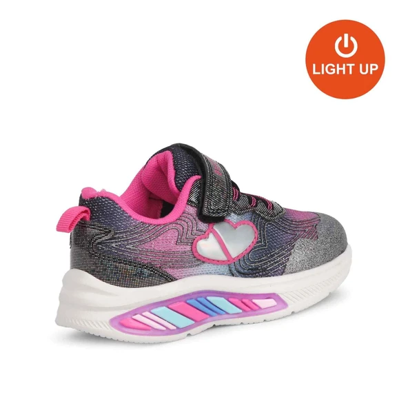 Buckhead 3042 Nina Işıklı-Anatomik Kız Çocuk Ayk. Siyah - Resim 4