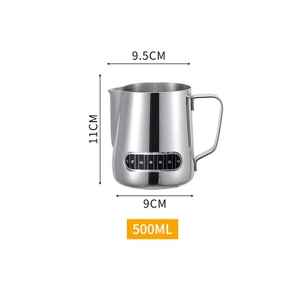 Dereceli Paslanmaz Çelik Pitcher 500 ML - Resim 2