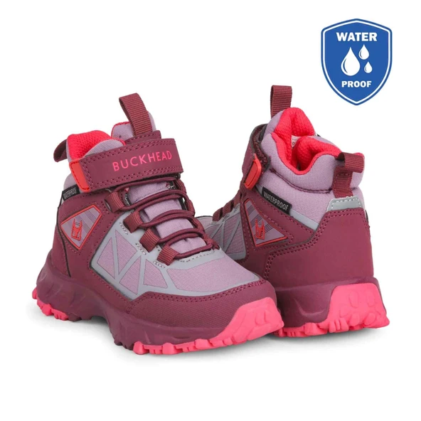 Buckhead Buck3040 Alaska WATERPROOF Çocuk Bot Dark Red - Resim 4