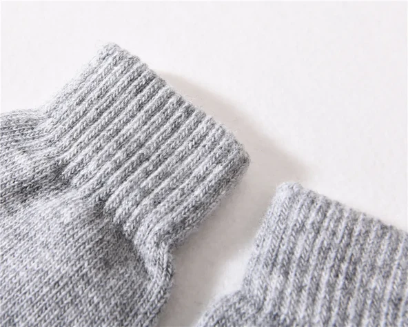 Kışlık Tiriko Kadın Eldiven Gri Eldiven - Resim 4