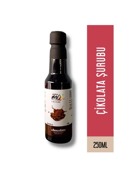 UNİCOMİX ÇİKOLATA ŞURUP PET ŞİŞE 250 ML ürün görseli