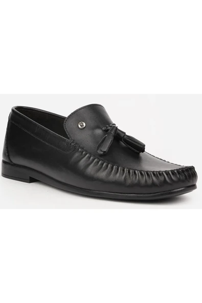 Pierre Cardin 25101 Siyah Erkek Loafer Günlük Deri Ayakkabı ürün görseli
