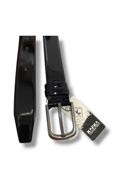 Kafka K140-26 Hakiki Rugan Deri Klasik Erkek Kemer 135 Cm - Resim 2