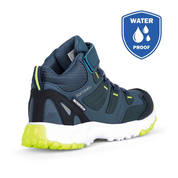 Buckhead Buck3005 Zyon  High Anatomik WATERPROOF Çocuk Bot Lacivert Yeşil - Resim 4