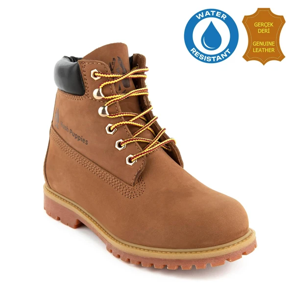 Hush Puppies Empresa 725039 Gerçek Deri, Anatomik, WaterResist Kadın Bot Tarçın ürün görseli