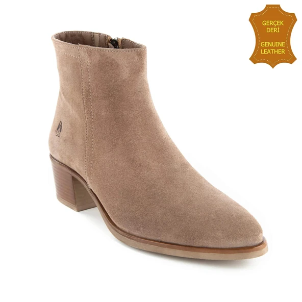 Hush Puppies Befasi 725011 Gerçek Deri, Anatomik, Kadın Bot Koyu Bej ürün görseli