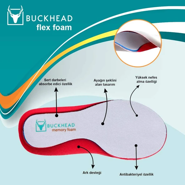 Buckhead 3042 Nina Işıklı-Anatomik Kız Çocuk Ayk. Siyah - Resim 8