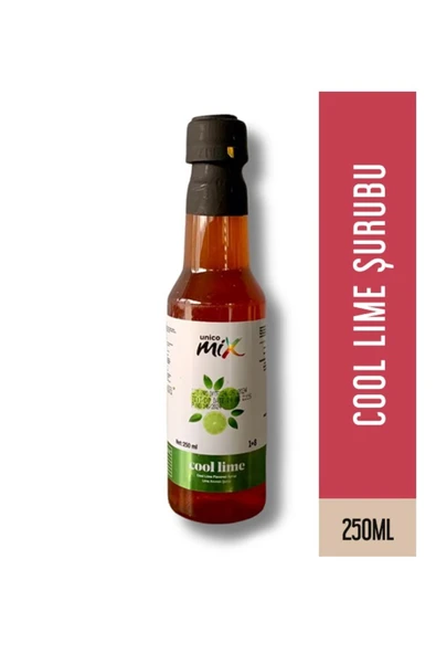 UNİCOMİX COOL LİME ŞURUP PET ŞİŞE 250 ML ürün görseli