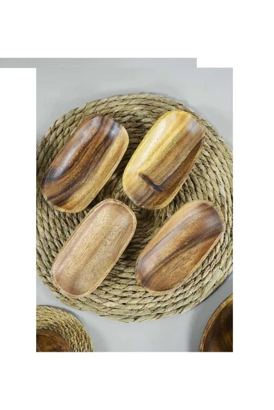 Akasya Ağacı Oval Çerezlik 6156 ürün görseli 1