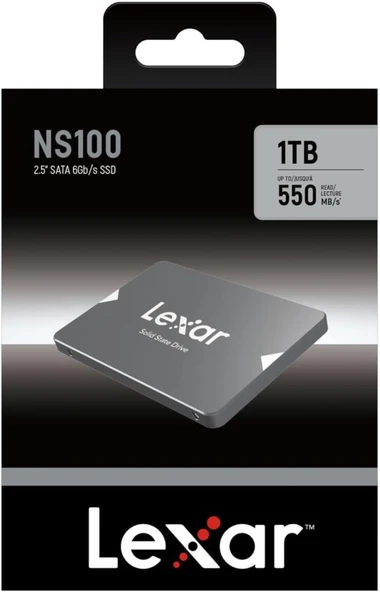 Lexar NS100 LNS100-1TRB SATA 3.0 2.5" 1 TB SSD Outlet - Resim 2