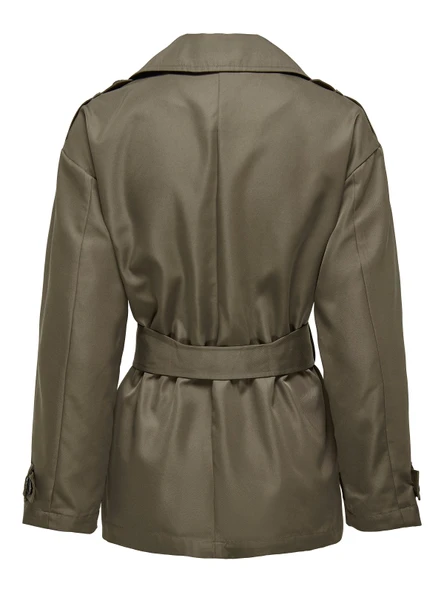 ONLY Bayan Kısa Trençkot 15317205 - Resim 7