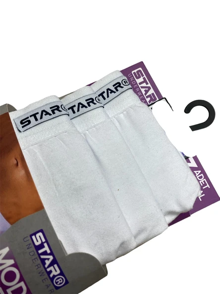 Star 109 Erkek 3'lü Modal Slip - Resim 4