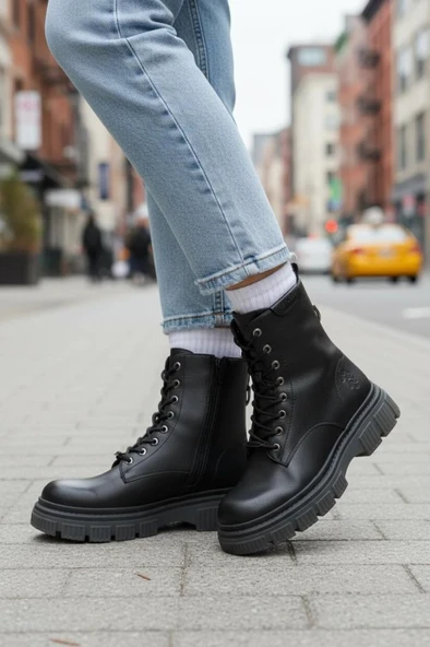 U.S. Polo Assn. HARMONY 5PR 102039688 Kadın Bot Siyah 36-40 ürün görseli