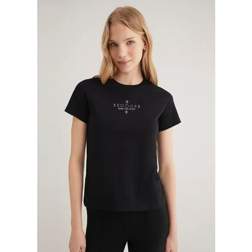 ASTROLOJİ BASKILI GRAFİK TİŞÖRT - Resim 4