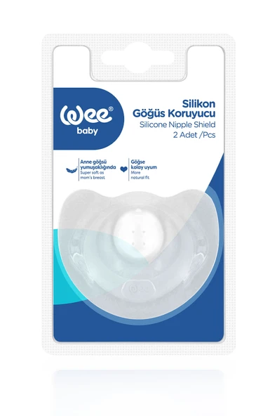 WEE BABY Silikon Göğüs Koruyucu - Resim 2