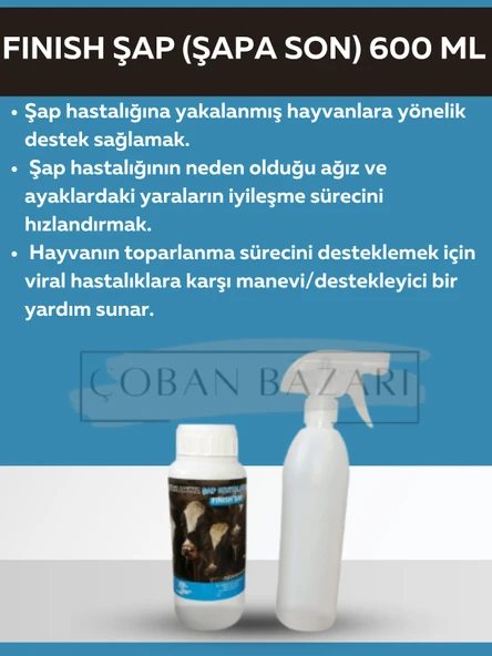 Fınısh Şap (Şapa SON) 600 Ml - Resim 1