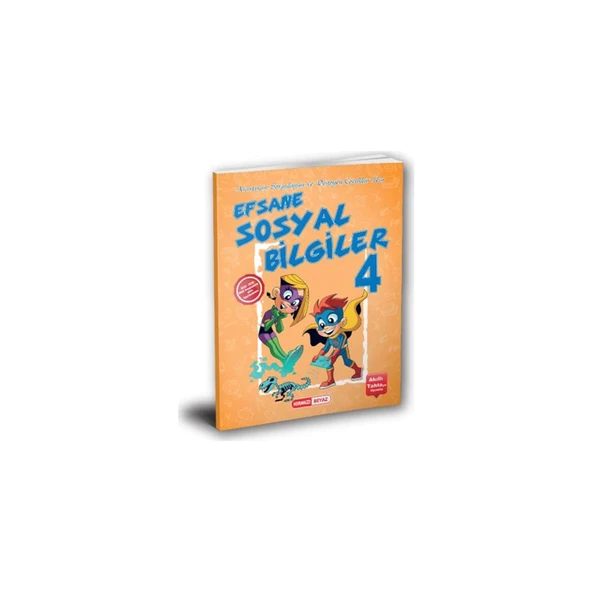 Kırmızı Beyaz 4. Sınıf Efsane Sosyal Bilgiler ürün görseli