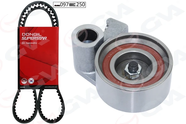 GVA 59T7195DO TRİGER KAYIŞ SETİ EKSANTRİK SETİ TOYOTA HILUX VIGO 2.5L 2KDFTV KUN15 KUN25 KUN35 05-15 / 3.0L 1KD-FTV KUN26 05-14 1 KAYIŞ 1 RULMAN 097x250 1356839015-1356809131-1350567041 ürün görseli 1