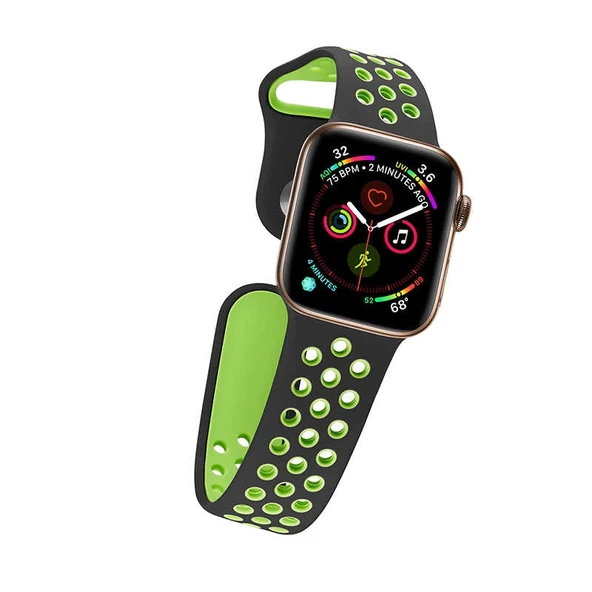 Apple Watch 42mm KRD-02 Silikon Kordon - Resim 3