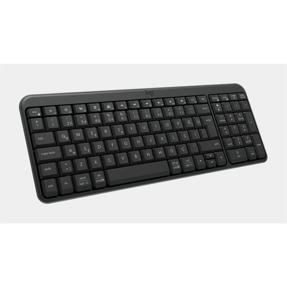LOGITECH K250 TAM BOYUTLU KOMPAKT BLUETOOTH TÜRKÇE Q KLAVYE GRİ 920-013460 - Resim 4