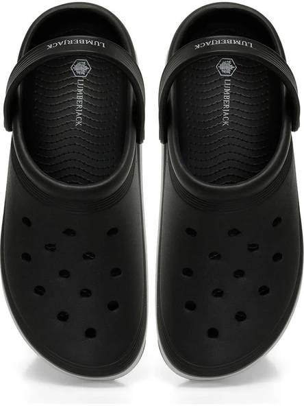 LUMBERJACK MADMAX 5FX SİYAH COMFORT ANATOMİK SABO TERLİK SANDALET - Resim 5