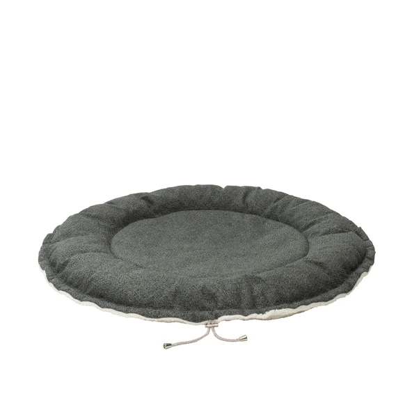Pet Comfort Sunflower Çift Taraflı Koyu Yeşil/Ekru Kedi ve Köpek Yatağı 85cm - Resim 3