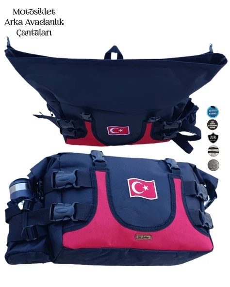 SEVBAGS MOTOSİKLET ARKA YAN AVADANLIK ÇANTALARI - Resim 7