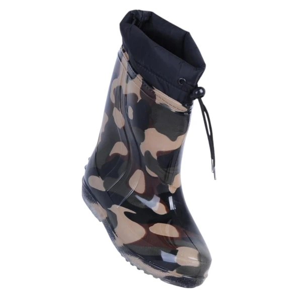 Skuaıter Haki Paraşüt Termal Kürklü Erkek Çocuk Çizme Bot ürün görseli 1