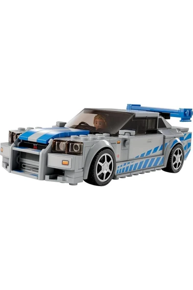 LEGO Speed Champions Daha Hızlı Daha Öfkeli Nissan Skyline Gt-r (R34) 76917 (319 PARÇA) - Resim 8