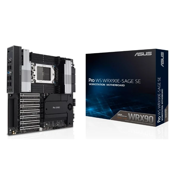 ASUS PRO WS WRX90E-SAGE SE DDR5 VGA 4XM.2 STR5 (AMD THREADRIPPER PRO 7000 WX SERİSİ İŞLEMCİ UYUMU) ürün görseli