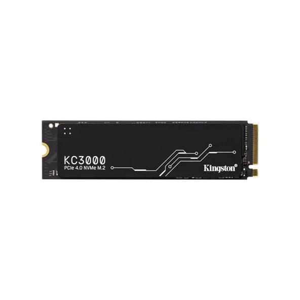 512 GB KINGSTON KC3000 NVME M.2 GEN4 7000/3900MBS SKC3000S/512G ürün görseli